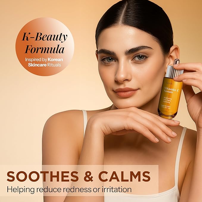 Aeris Vitamin C Face Serum – Hydrating & Revitalizing Formula For Dark Spots, Uneven Tone & Fine Lines – Dermatologist Tested, Anti-Aging, Korean Skin Care – Clean Beauty, Cruelty-Free – 1.69 Fl Oz