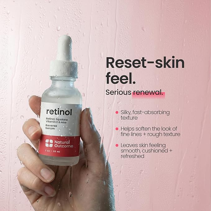Retinol Serum for Face | Fine Line and Wrinkle Reducer Serum | Nightly Hydrating Facial Serum with Hyaluronic Acid, Vitamin E, Squalane and Aloe Vera | Collagen Enhancer | 1 o