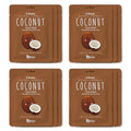 Saplaya Face Masks 12 Pack Scented Facemask Sheets Skin Care Mask Single Scent K-Beauty Natural Formula (Coconut 12 Pack)