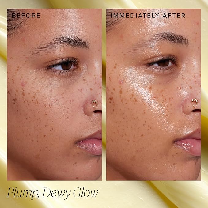Farmacy Ceramide Face Moisturizer - Honey Halo Ultra Hydrating Facial Moisturizer with Buckwheat Honey + Ceramides - Helps Restore Barrier + Replenish Dryness - Plumping Skin Care for Dry Skin (100ml)