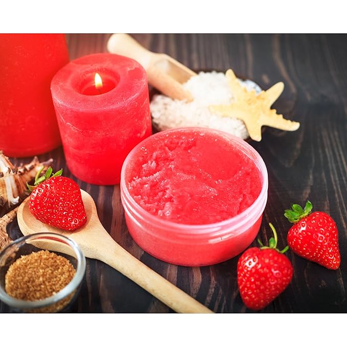 Strawberry Sugar Scrub (8oz Strawberry)