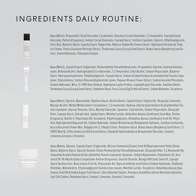 The Untamed Daily Kit – Complete Facial Skincare Set – Daily Skincare Routine that Helps Transform Your Skin –Cleanser, Eye Serum, Face Serum & Face Cream