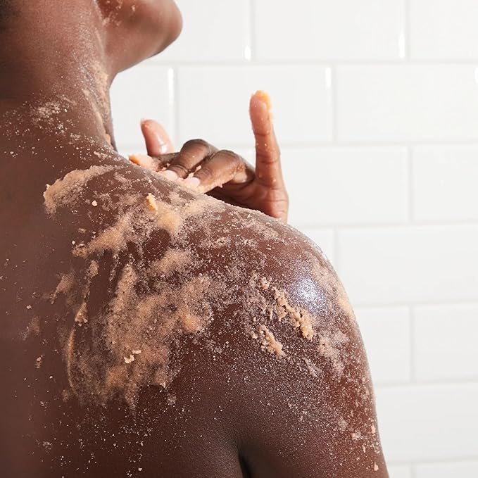 NCLA Beauty Hey Sugar All Natural Body Scrub - Moisturizing, Exfoliating Sugar Scrub - Shea, Cocoa, and Mango Butters - Peach - 8.8 oz