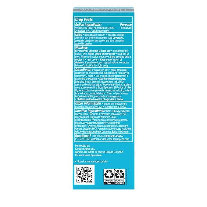 Neutrogena Hydro Boost Hyaluronic Acid Face Moisturizer with Broad Spectrum SPF 50 Sunscreen,Non-Greasy,Fragrance Free Daytime Facial Moisturizer to Hydrate & Soothe Dry Skin,1.7 fl. oz,(Pack of 2)