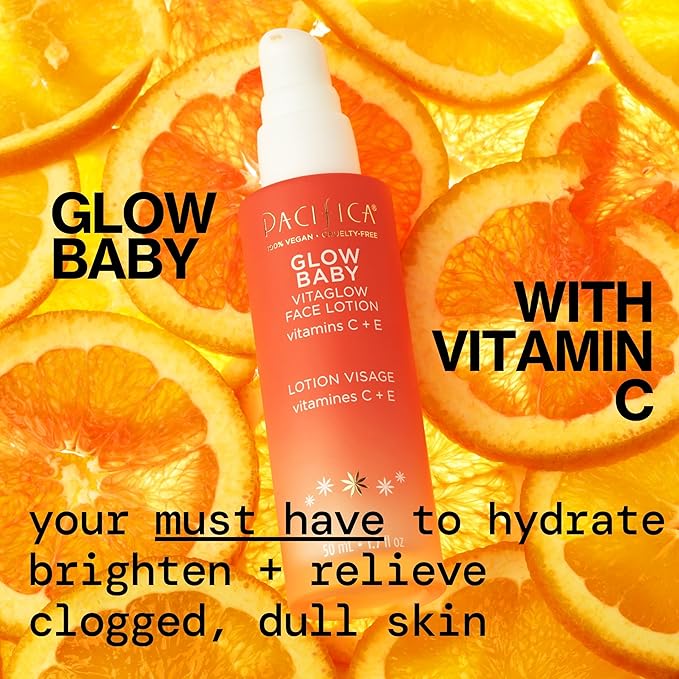 Pacifica, Glow Baby Vitaglow Face Lotion, 1.7 Fl Oz