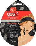 Yes To Tomatoes Detoxifying Mud Mask, Purifying & Conditioning Mask That Prevents New Acne From Forming & Removes Impurities, With Charcoal & Salicylic Acid, Natural, Vegan & Cruelty Free, 1-Pack