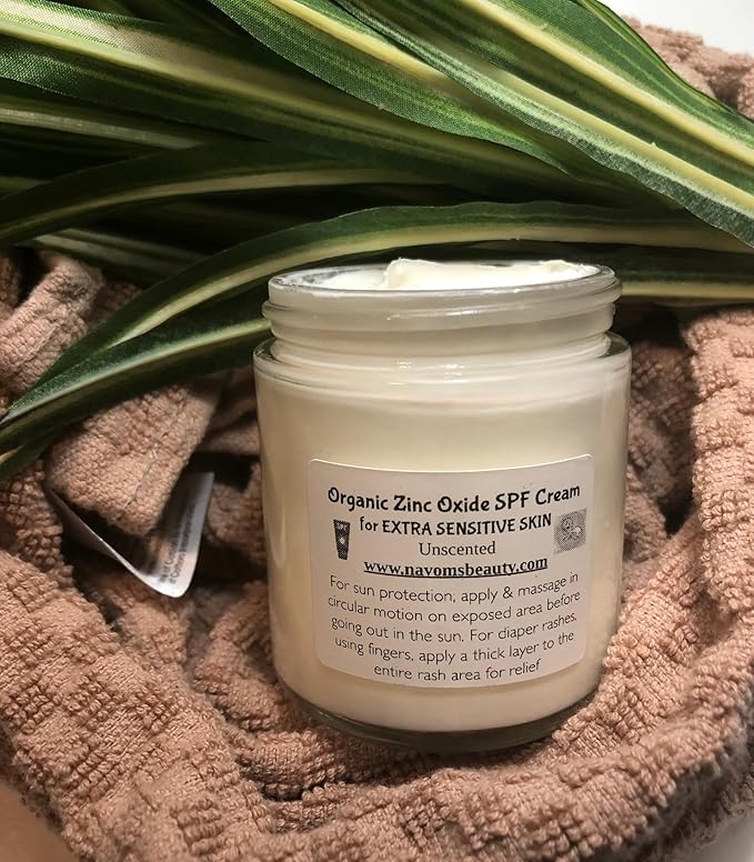 Organic Unscented ZO Cream | Unscented Moisturizer for Sensitive Skin | Bum & Face Cream | Vegan Friendly (2 oz)