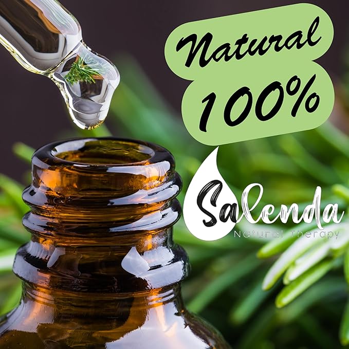 Rosemary Oil for Hair Growth by Salenda - 100% Pure Essential Oils, for Diffuser, Hair & Skin Care, Humidifiers - 0.34 Fl Oz (10 ml)