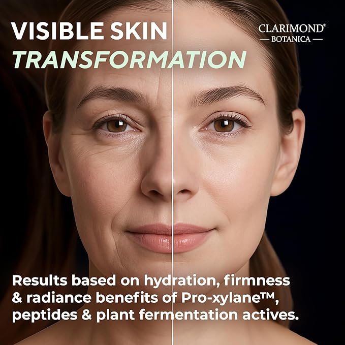 Collagen & Peptide Boosting Anti Aging Face Serum w/Vitamin C & E with Pro-Xylane - Brightening, Hydration, Wrinkle Reduction, Firming, & Plumping - Fast Absorbing Facial Skin Care for Women & Men