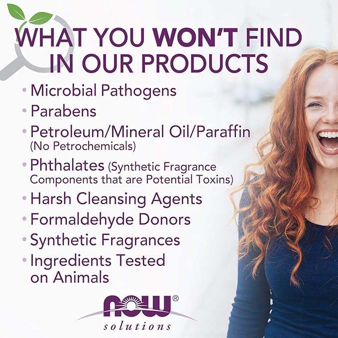 NOW Solutions, Soothing Rose Facial Cleansing Oil With Jojoba Oil, Vitamin E and Rose Absolute, 4 Fluid Ounce