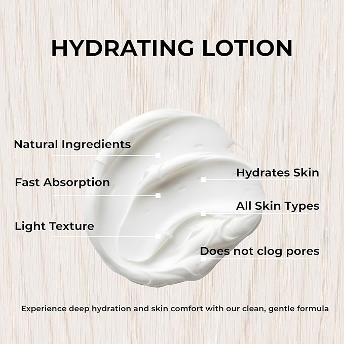 DANI Naturals Coconut Hibiscus Hydrating Lotion, Vegan, Paraben-Free, Made with Organic Ingredients, 12 fl oz