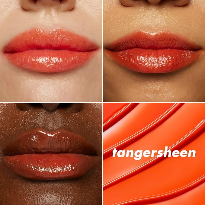 e.l.f. Glow Reviver Slipstick, Tinted Lip Oil Stick, Non-Sticky & Hydrating For A Soft-Shine Finish, Vegan & Cruelty-Free, Tanger-sheen