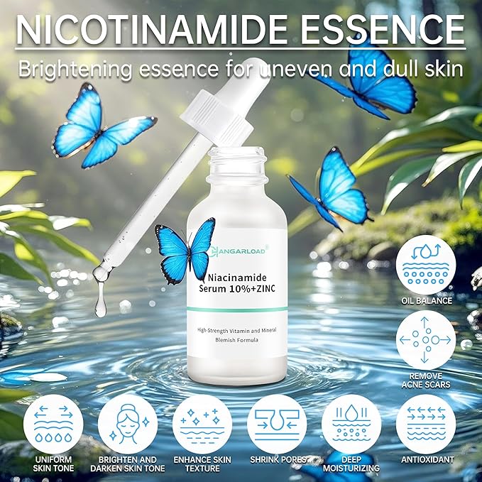 Niacinamide 10%+ Zinc 1% Serum For Face, Niacinamide Serum For Face, Dermatologist, Redness Relieve-30ml 1floz