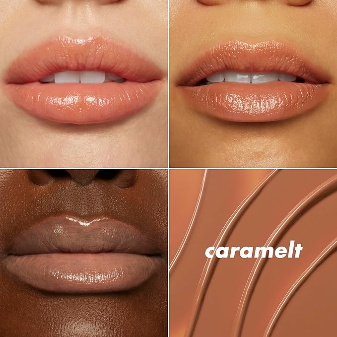 e.l.f. Glow Reviver Slipstick, Tinted Lip Oil Stick, Non-Sticky & Hydrating For A Soft-Shine Finish, Vegan & Cruelty-Free, Cara-melt
