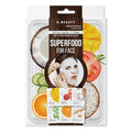 Saplaya K-Beauty Facial Skincare Natural Beauty Multi-Pack Face Sheet Masks Balanced Skin Care Made In South Korea (Superfood (Pumpkin, Coconut, Cucumber, Vitamin-C, Aloe, Rice))