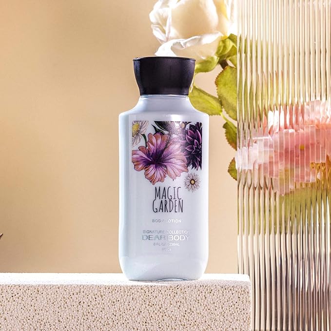 Magic Garden Body Lotion for Women 8 fl oz – Hydrating & Nourishing Moisturizer – Tropical Floral Scented Body Lotion – Lightweight Non-Greasy Formula for Soft, Smooth & Beautiful Skin