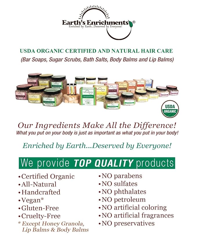 Lip Balm (USDA Organic) - Naturally Nude | Unscented Moisturizing Coconut Oil and Shea Butter