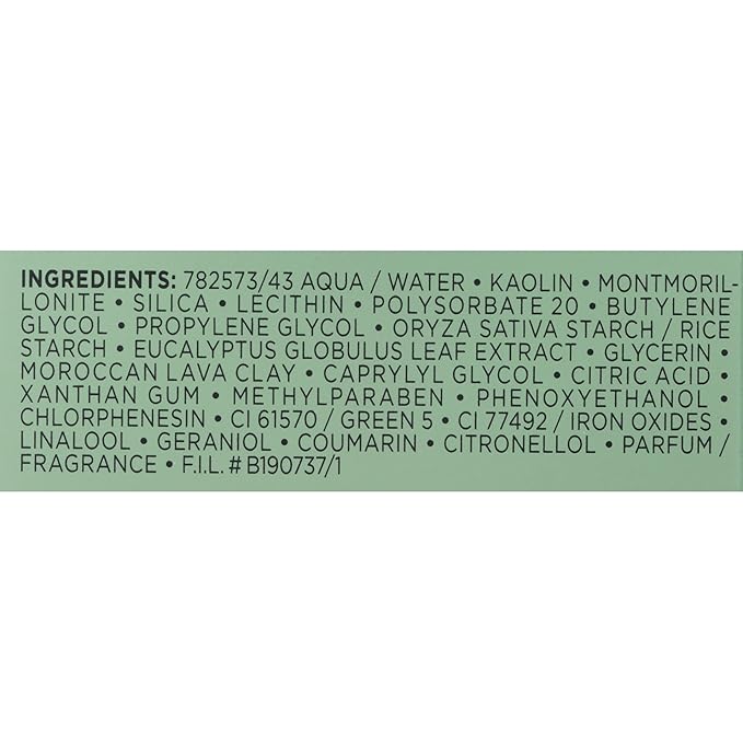 L'Oréal Paris Skincare Pure-Clay Face Mask with Eucalyptus for Oily and Shiny Skin to Purify and Matify, 1.7 Ounce (Pack of 1)