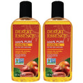 Desert Essence 100% Pure Jojoba Oil - 4 Fl Oz - Pack of 2 - Haircare & Skincare Essential Oil - All Skin Types - No Oily Residue - May Help Prevent Flakiness - Makeup Remover - Aftershave Moisturizer