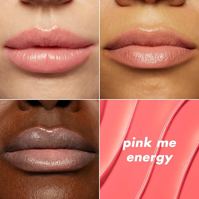 e.l.f. Glow Reviver Slipstick, Tinted Lip Oil Stick, Non-Sticky & Hydrating For A Soft-Shine Finish, Vegan & Cruelty-Free, Pink-Me Energy