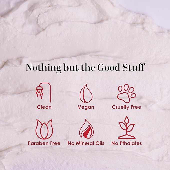 Peppermint Mocha Body Butter with Raw Shea Butter and Jojoba Oil, Full Body Moisturizer for Dry Skin, Hydrating Lotion for Women and Men