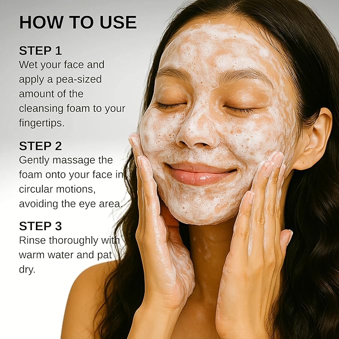 esfolio Milk Cleansing Foam – Hydrating Face Wash for All Skin – Korean Skincare Milk Protein for Gentle Deep Cleansing – Moisturizing Facial Cleanser for Soft & Smooth Skin (5.29oz -150g)