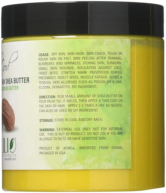 SmellGood African Shea Butter Soft & Clean 32oz 2 PACK (YELLOW)