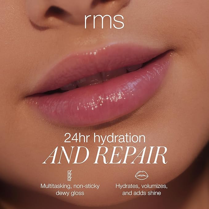 RMS Beauty Liplights Overnight Lip Mask – 24-Hour Intensive Hydrating Lip Balm – Plumping Peptides & Vitamin C Kakadu Plum – Petrolatum-Free Lip Treatment – 0.3 oz