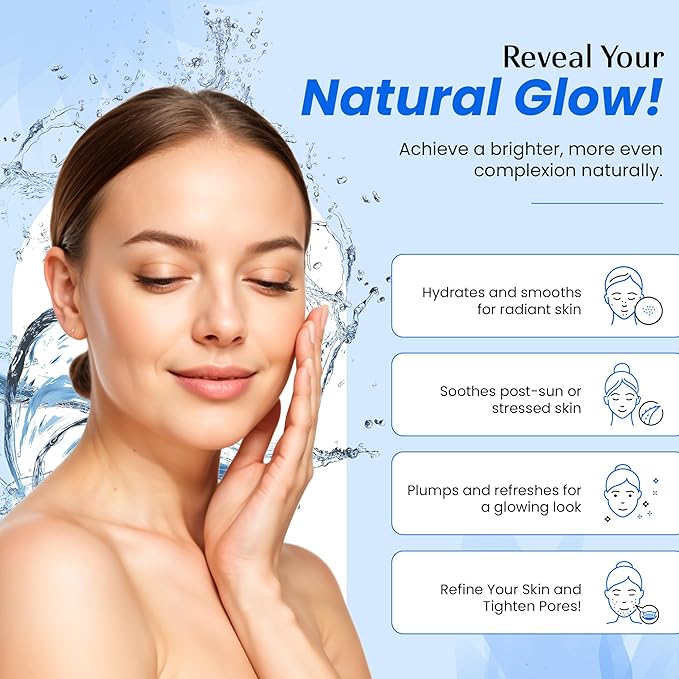 Melting Hydrogel Face Mask with Hyaluronic Acid – Deep Hydration & Pore Tightening, Glass Skin Look – Dermatologist Tested, Anti Aging Korean Skin Care, Vegan, Clean Beauty – Pack of 10