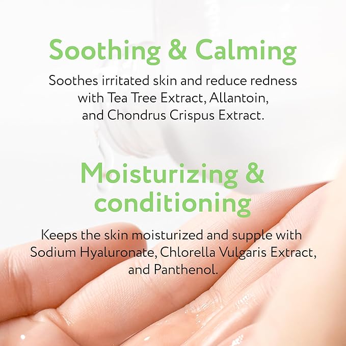 Face Republic Effortless Calming Routine - AHA/BHA Toner & Calming Care AHA/BHA Moisturizer | for Oily Skin, Korean Skin Care