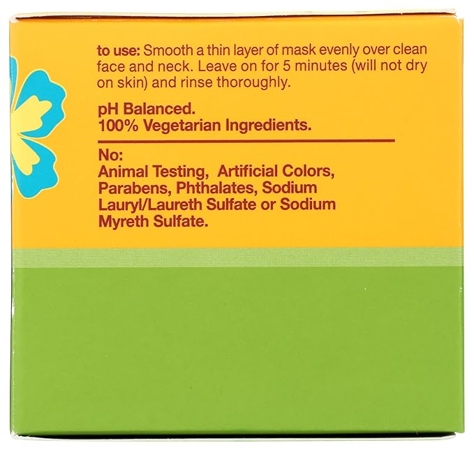 Alba Botanica - 151784 Facial Mask, Papaya Enzyme 3 oz