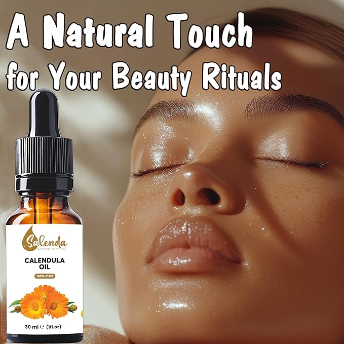 Calendula Oil, Calendula Oil for Skin, Fragrance Oils for Candle Making, 100% Pure & Natural, 1 Fl Oz (30 ml)