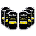 Vanman’s - Handmade Peppermint Beeswax Lip Balm (6 Pack) - Peppermints Lip Balm with Rosemary, Almond and Coconut Oil - Bee Balm with Vitamin E - Peppermint Balm Ideal for Dry Lips - 2 oz