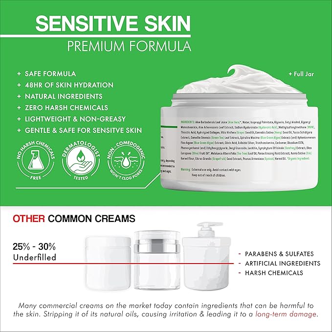 Aloe Vera Moisturizing Face and Body Cream