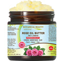 Botanical Beauty ROSE OIL BUTTER 100% Natural Rose Essential Oil in Shea Nut Butter for FACE SKIN BODY HAIR NAILS Beauty Skin Moisturizer Oil Butter Skin Nourishing (16 Fl Oz 480 ml)