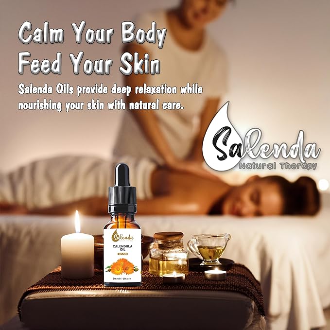 Calendula Oil, Calendula Oil for Skin, Fragrance Oils for Candle Making, 100% Pure & Natural, 1 Fl Oz (30 ml)