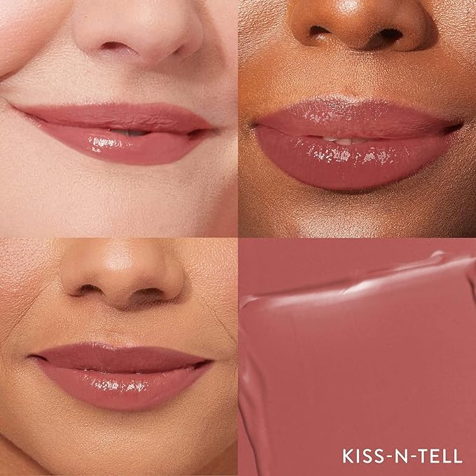 LAURA GELLER NEW YORK Jelly Balm Moisturizing Tinted Lip Balm - Kiss-n-Tell - Hydrating Vitamin E - Semi-Shine Finish (Valentine's Day Limited Edition)