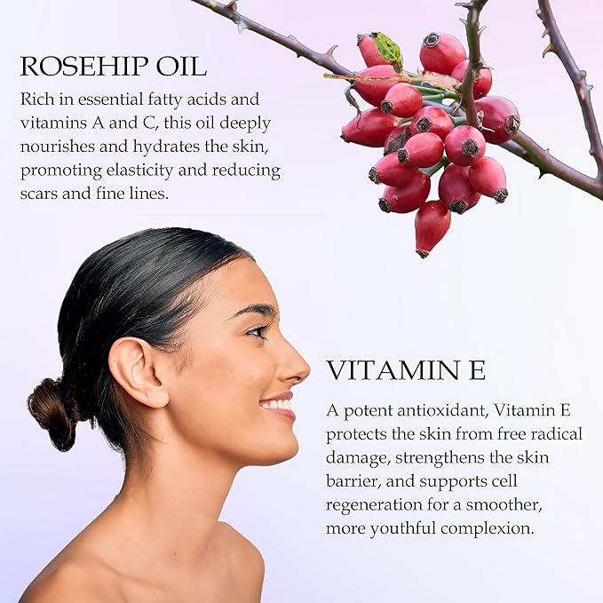 Rosehip Vitamin E Hydrating Facial Oil 2 oz