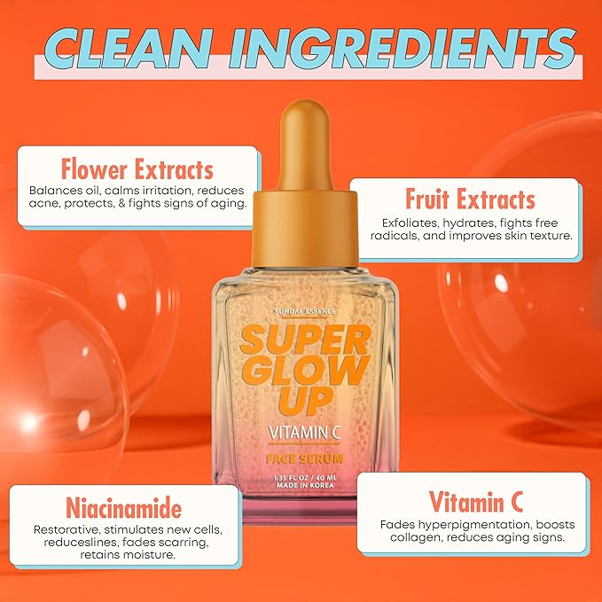 Vitamin C Face Serum – Dermatologist-Tested, Anti-Aging, Brightens & Evens Skin Tone – Hydrating & Revitalizing Korean Skin Care – Vegan, Paraben-Free, Clean Beauty – 1.69 Fl. Oz