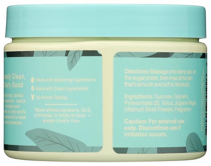 Foxly Midnight Vanilla Body Scrub, 12 OZ