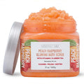 Peach Raspberry Sugar Scrub - Exfoliating & Hydrating Body Scrub With Vanilla & Green Tea to Help Polish, Reenergize, & Soften For Radiant Skin, Body Care Exfoliator & Cleanser, 21 oz