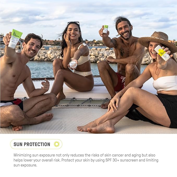 Raw Elements Face All-Natural Mineral Sunscreen Stick, Non-Nano Zinc Oxide, 95% Organic, Water-Resistant 80 Min, Reef Safe, All Ages Safe, SPF 30+, Travel Sunblock 0.5 oz