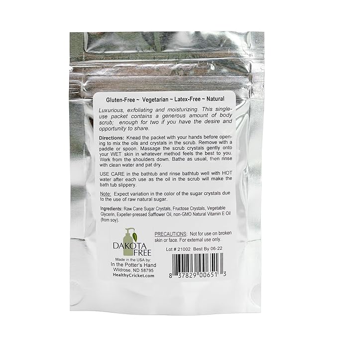 Sweet Body Scrub 85 gm silver packet