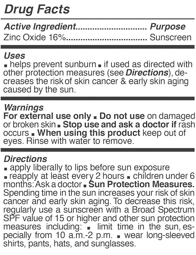 Hurraw! Sun Lip Balm (Zinc Oxide Protection, Broad Spectrum SPF 15, Tangerine, Chamomile): Organic, Certified Vegan, Gluten Free. Non-GMO, 100% Natural. Bee, Shea, Soy and Palm Free. Made in USA