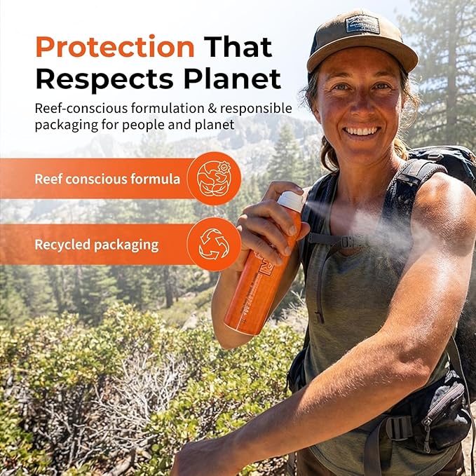 Tanri Sunscreen SPF 50+ Spray for Face & Body | Hawaii 104 Reef Act Compliant | Made in USA | Reef Safe Sunscreen Travel Size | Broad Spectrum UVA/UVB | Hydrating, Water Resistant | 6 fl oz (3-Pack)