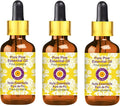 Deve Herbes Pure Pine Essential Oil (Pinus sylvestris) with Glass Dropper Steam Distilled (Pack of Three) 100ml X 3 (10 oz)