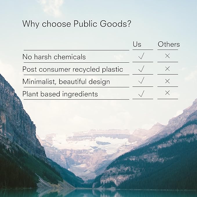 Public Goods Crème Cleanser | Natural Face Wash for Women & Men | Gentle on Sensitive Skin | Daily Hydrating Milk Cleanser | Organic Coconut Oil | Vegan | Makeup Remover | Made in USA | 4 Fl Oz
