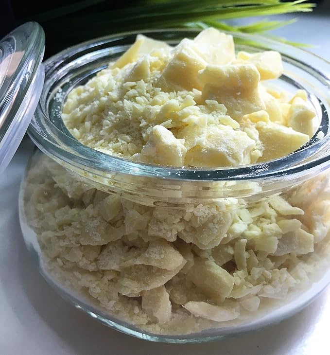 Organic Cocoa Butter 1 LB by Oslove Organics - FOOD GRADE, Raw, Non-Deodorized, Unrefined - For whipped body butter, lotion bars, scar & stretch marks | Delicous Home-made Chocolate | Allergen Free