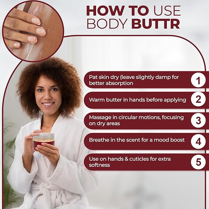 body butter strawberry scent long -lasting fragrance,hydrate skin jojoba oil and more 8oz