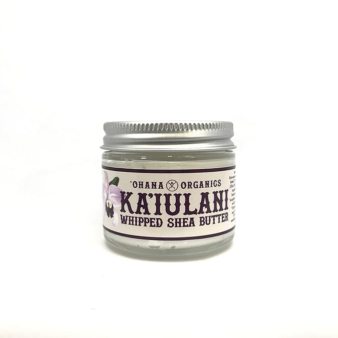 'Ohana Organics Moisturizing Ka'iulani Hawaiian Whipped Shea Body Butter Cream, 2 oz